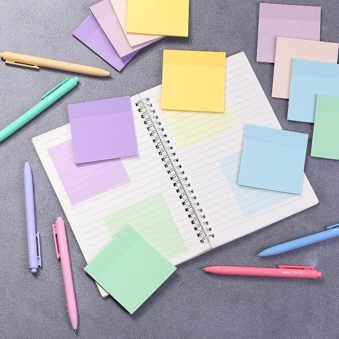 Mr. Pen- Transparent Sticky Notes, 12 Pads, 600 Sheets | See Through - Image 8