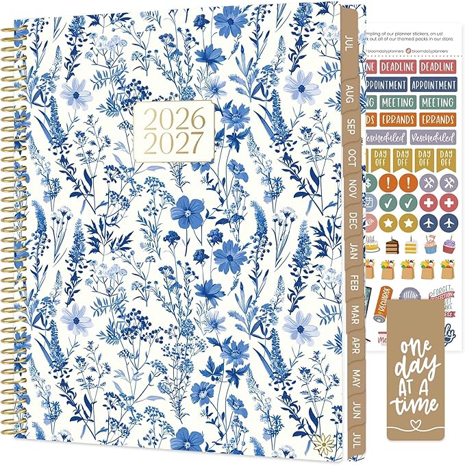 bloom daily planners 2026-2027 Planner 13 Month Academic Organizer by bloomdailyplanners