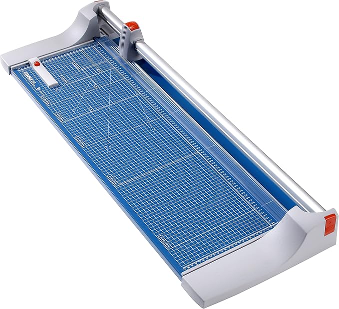 Dahle 446 Premium Rotary Trimmer, 36" Cut Length, 25 Sheet Capacity, Self-Sharpening, Automatic Clamp, German Engineered Paper Cutter-DeskLoop Office