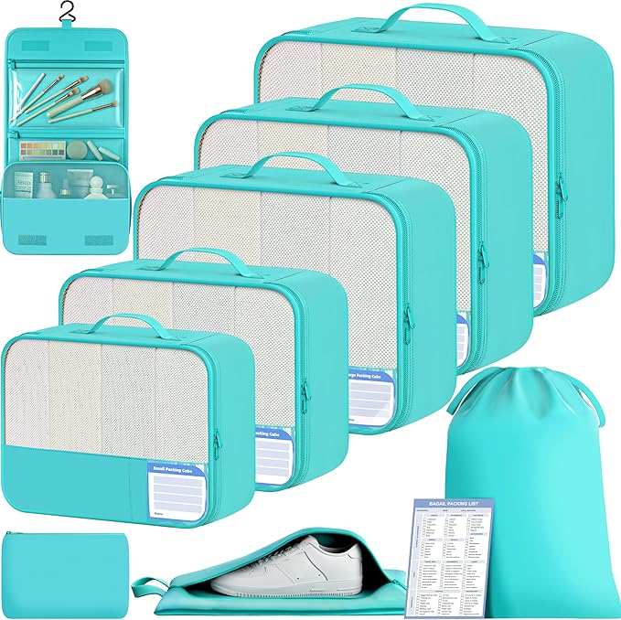 BAGAIL 9 Set Packing Cubes by BAGAIL