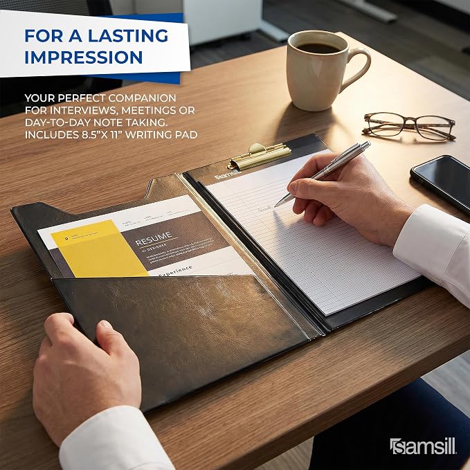Samsill Value Padfolio with Clipboard and Letter-Size Writing Pad, 9.25 x 13 - Image 10