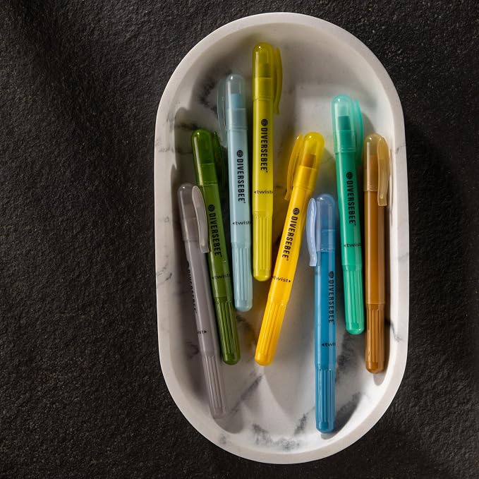 DIVERSEBEE Bible Highlighters and Pens No Bleed, 8 Pack Assorted Colors Gel - Image 8