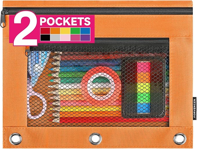 Forvencer Adorable Zipper Pencil Pouch, Cute Zipper Pouch by Forvencer