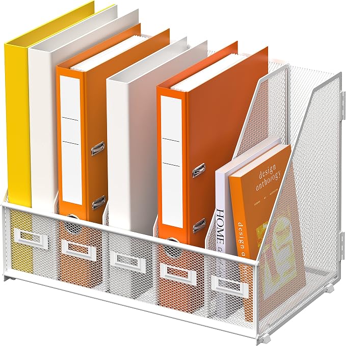 DALTACK Desk Organizers Metal Magazine File Holder by DALTACK