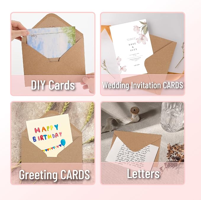 Mr. Pen- Kraft Envelopes, 39 Pack, 5 x 7 Inch, A7 Envelopes, Card Envelopes - Image 2