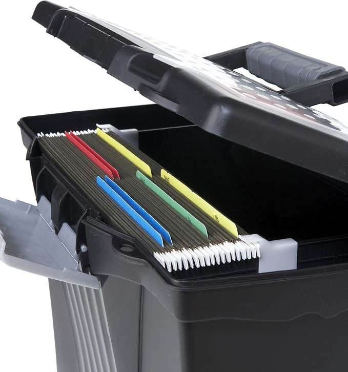 Storex Portable Letter/Legal Filebox - Image 9