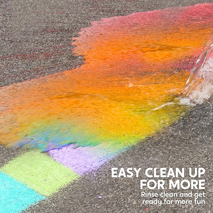 JOYIN 30 PCS Sidewalk Chalks for Kids, 10 Colors, Non-toxic Jumbo Washable Colored Chalk for Toddlers 1-3, School Supplies, Classroom Must Haves, Gift for Kids-DeskLoop Office