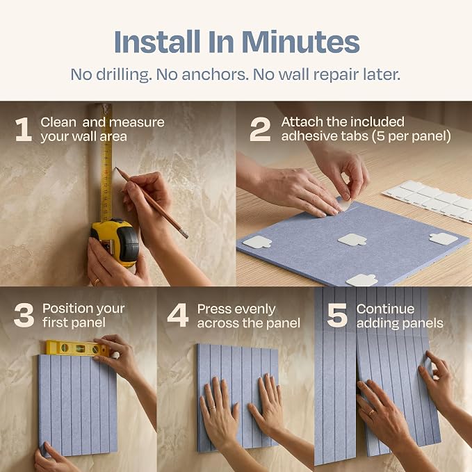 X-Large Cork Board Alternative 12-Pack Felt Bulletin Board Thick and Decorative - Image 5