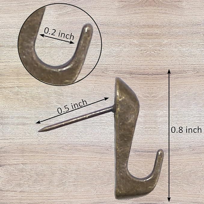 Push Pin Picture Hooks, Push Pin Hangers, Decorative Push Pins - Image 4