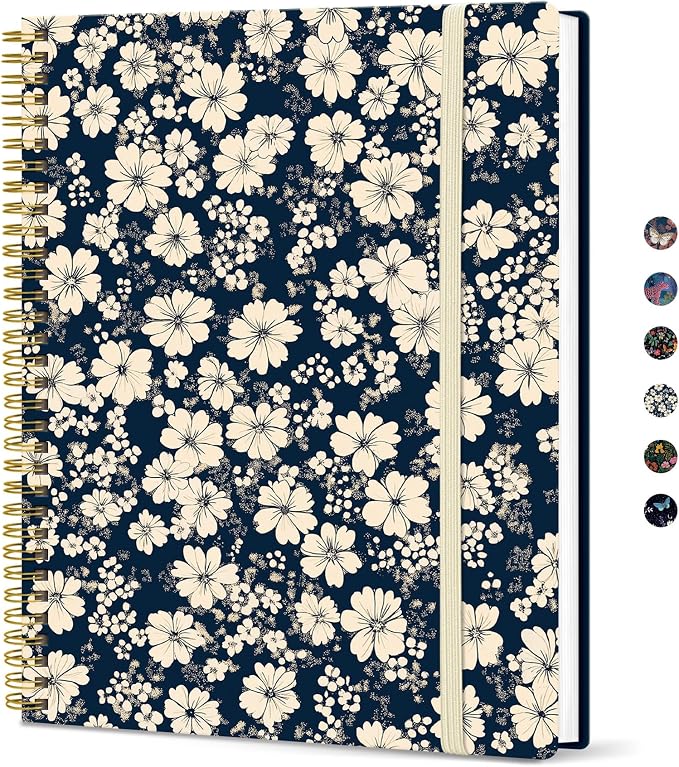 Taja Large Spiral Lined Journal by Taja