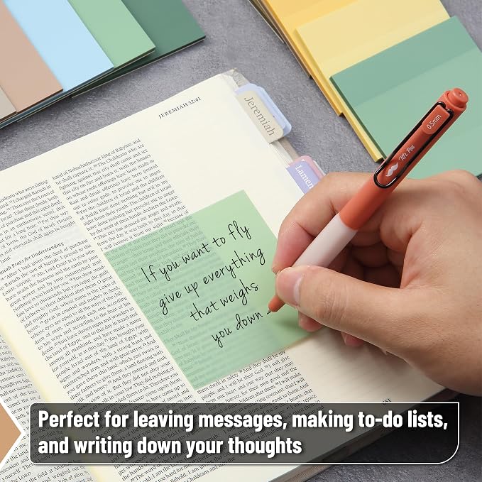 Mr. Pen- Transparent Sticky Notes, 12 Pads, 600 Sheets | See Through - Image 6