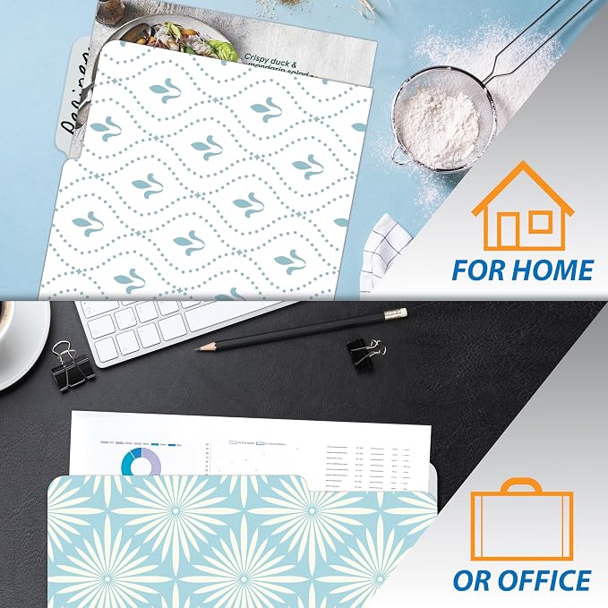 Better Office Products Decorative File Folders, 18 Pack Letter Size, Floral & - Image 4