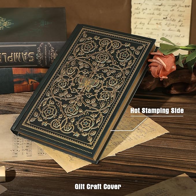 Line Notebooks for Women Men, A5 Aesthetic Hardcover Ruled Diary, 100 GSM Journals for Writing for Work, Note Taking, Office School-DeskLoop Office