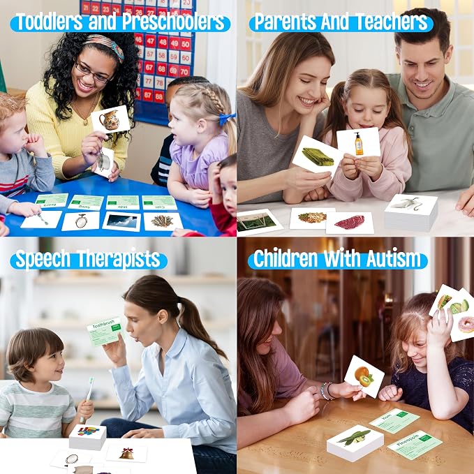 140 Noun Picture-Word Cards, Picture Flashcards Language Builder Visual Aid - Image 7