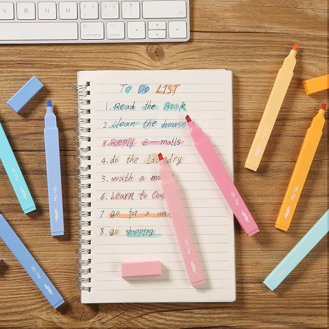 Mr. Pen- Aesthetic Highlighters No Bleed, 8 Pack, Cute Highlighters Assorted - Image 7