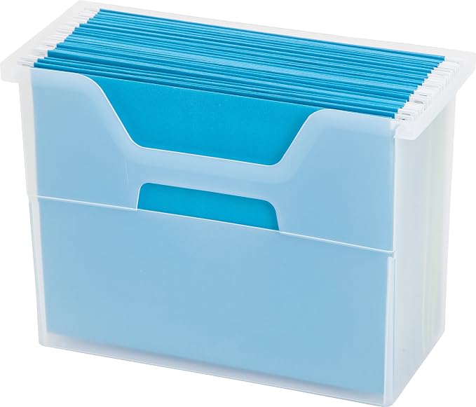 IRIS USA Medium Portable Desktop File Box by IRISUSA