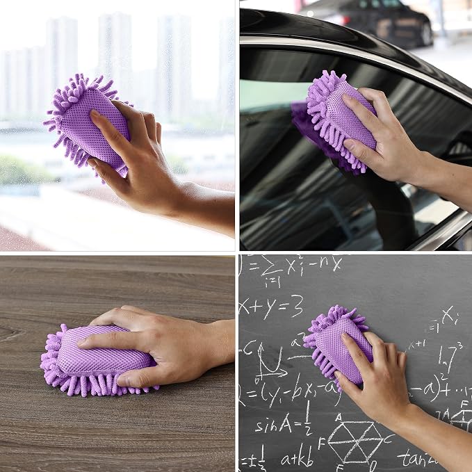 Mr. Pen- Magnetic Microfiber Shag Whiteboard Erasers, 4 Pack | Dual Surface - Image 7