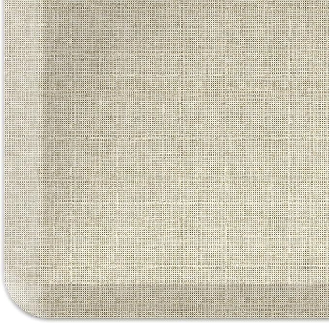 GelPro Decorative Foam Floor Mat, 30" x 108", Tweed Antique White-DeskLoop Office