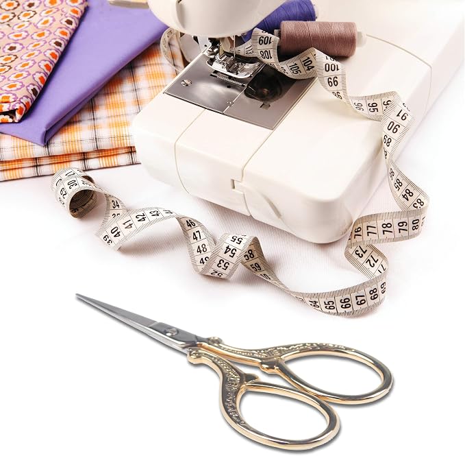 Embroidery Scissors with Leather Scissor Cover Small 3.6 inch Sewing Craft - Image 5