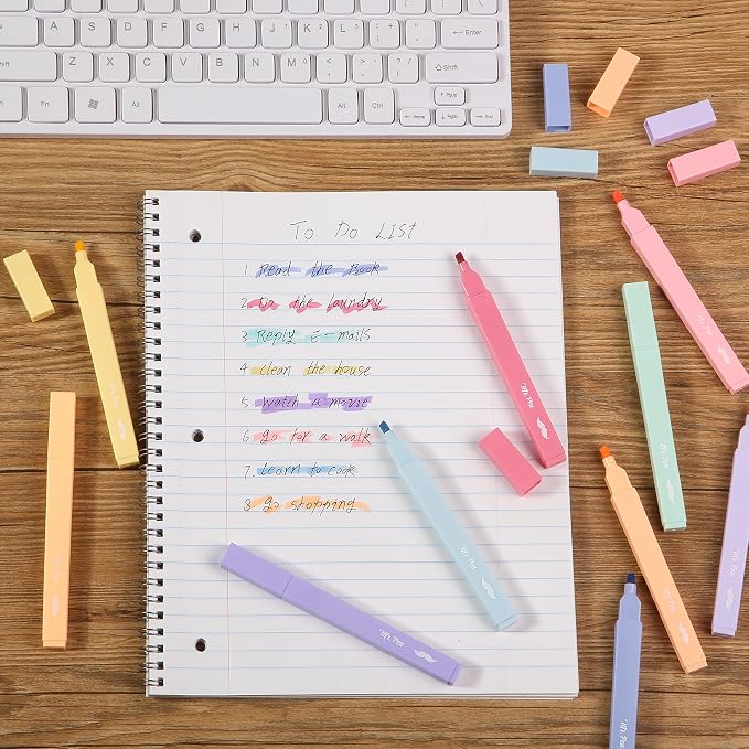 Mr. Pen- Aesthetic Highlighters No Bleed, 10 Pack, Cute Highlighters Assorted - Image 8