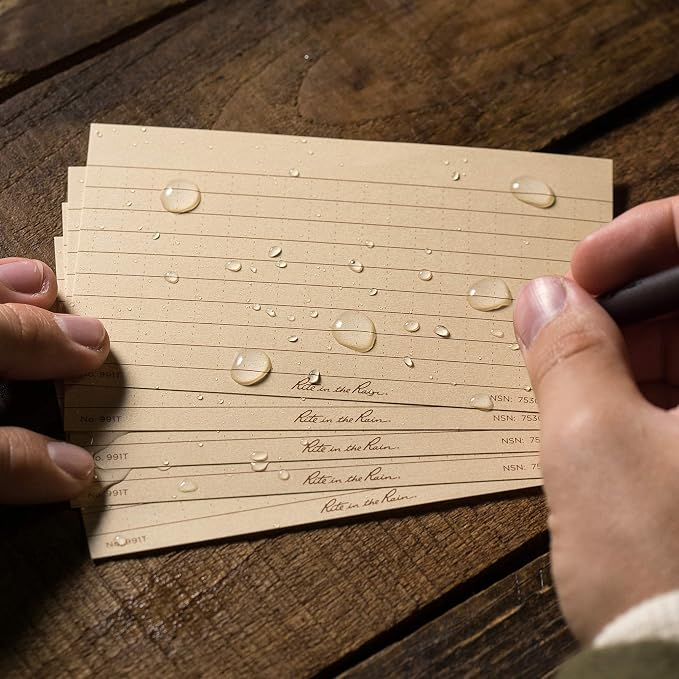 Rite in the Rain Weatherproof Index Cards, Universal Pattern - Image 6