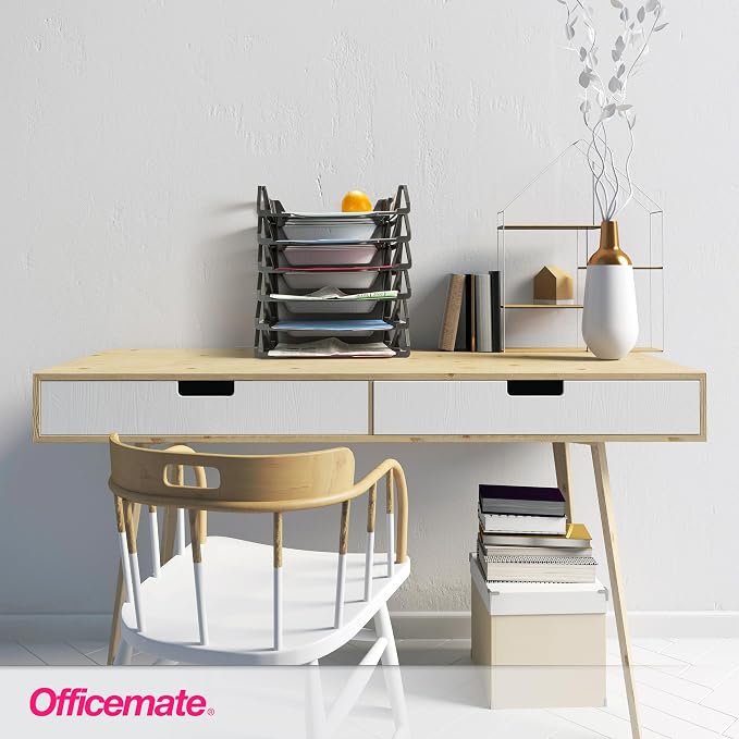 Officemate Recycled Desk Tray, Side Load, 15 1/8 x 8 7/8 x 15 - Image 6