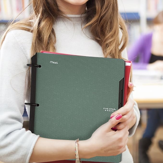 Five Star Flex Refillable Notebook + Study App, College Ruled Paper and 1 Inch - Image 7