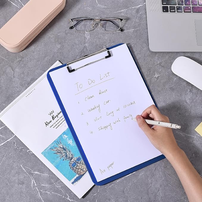Mr. Pen- Plastic Clipboard, 12.5” x 9”, Clipboard Plastic | Low-Profile Metal - Image 6
