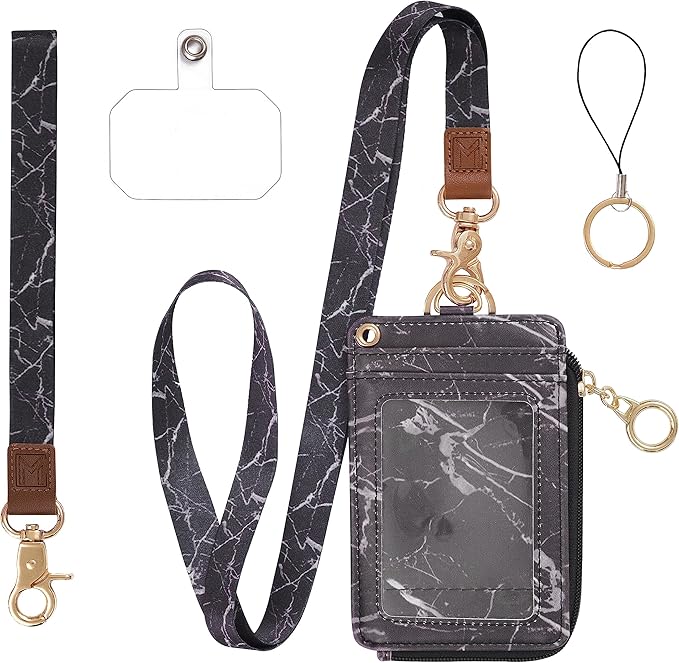 MONDO DESIGNS 2-in-1 ID Badge Holder & Lanyard Wallet by MondoDesigns