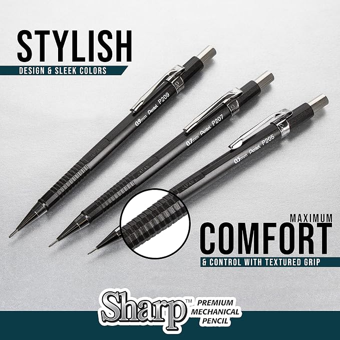 Pentel Sharp Mechanical Pencil, Fine Line - Image 3