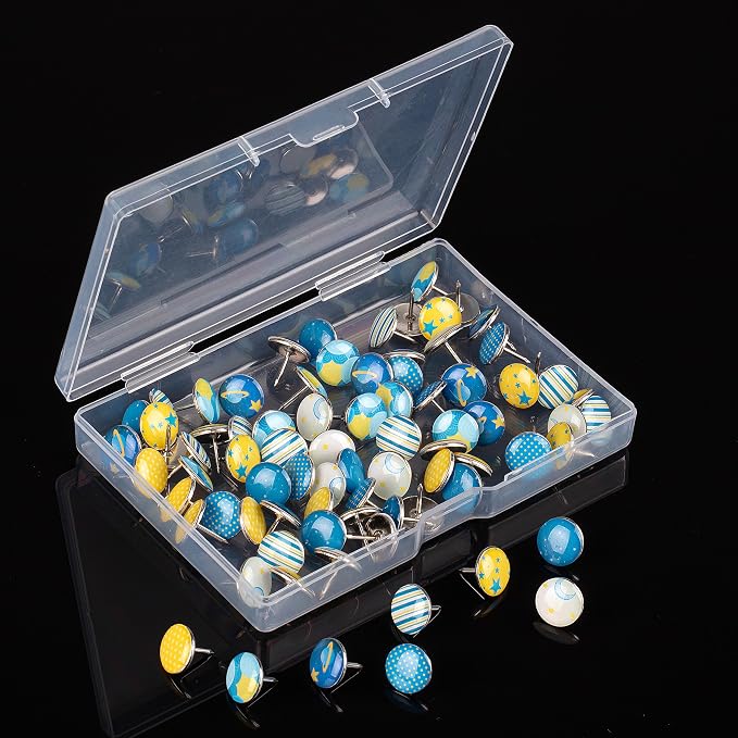 Mr. Pen- Decorative Push Pins, 8 Unique Designs, Sky Breeze | Cute Push Pins - Image 8