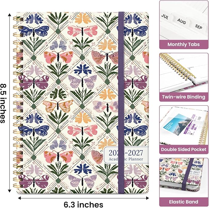 Planner 2026-2027, Academic Monthly and Weekly Calendar Planner - Image 4