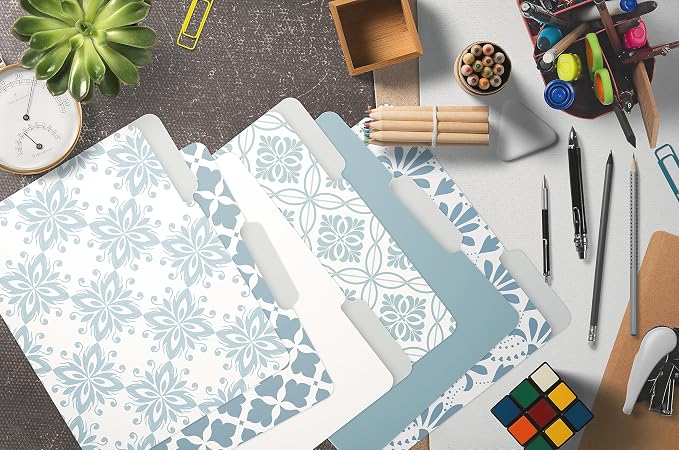 Better Office Products Decorative File Folders, 18 Pack Letter Size, Floral & - Image 7