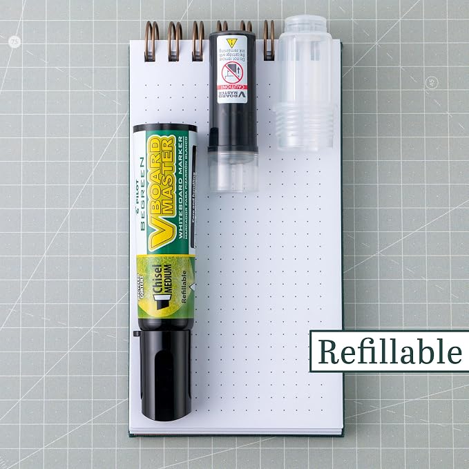 Pilot V Board Master BeGreen Refillable Dry-Erase Markers, Chisel Tip - Image 2