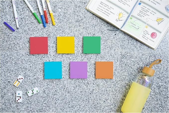 Post-it Super Sticky Notes, 3x3 in, 12 Pads, 2X The Sticking Power, Playful - Image 14