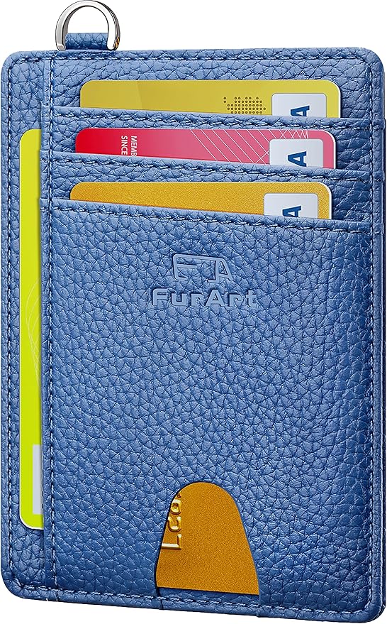 FurArt Slim Minimalist Wallet RFID Credit Card Holder by FurArt