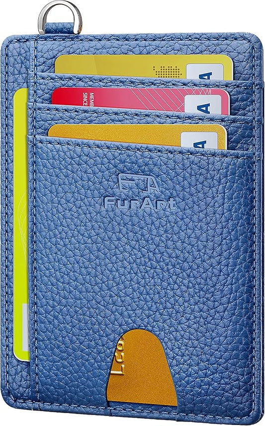 FurArt Slim Minimalist Wallet RFID Credit Card Holder by FurArt