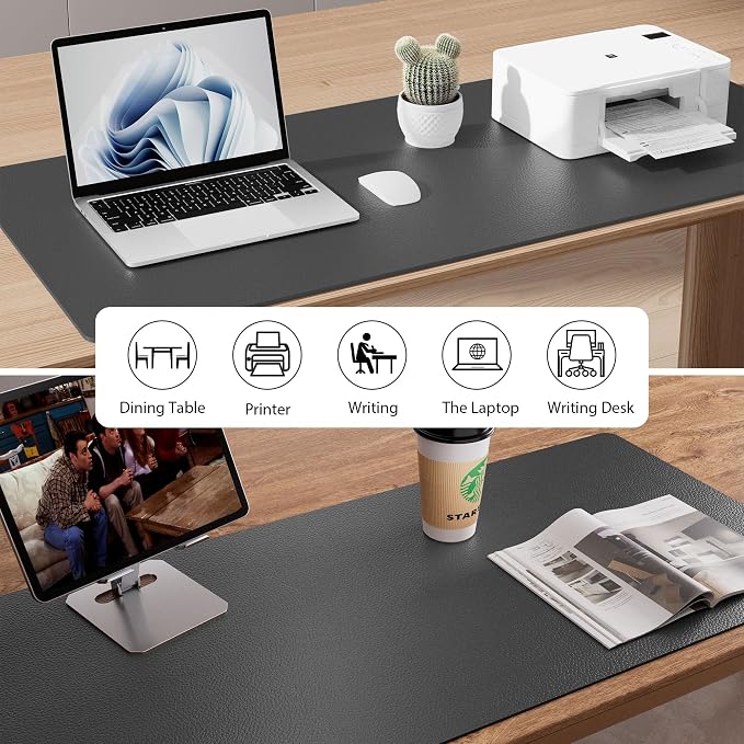 Aothia Faux Leather Desk Mat - Image 6