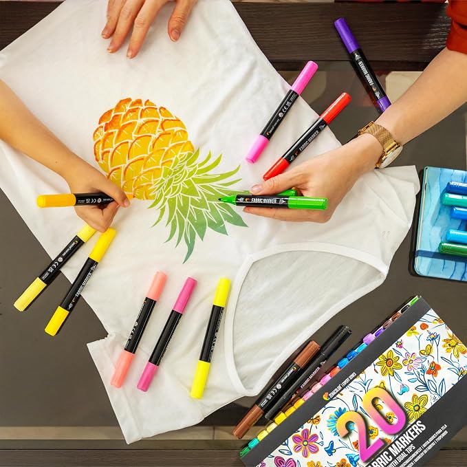 Zenacolor 20 Fabric Markers - Image 6