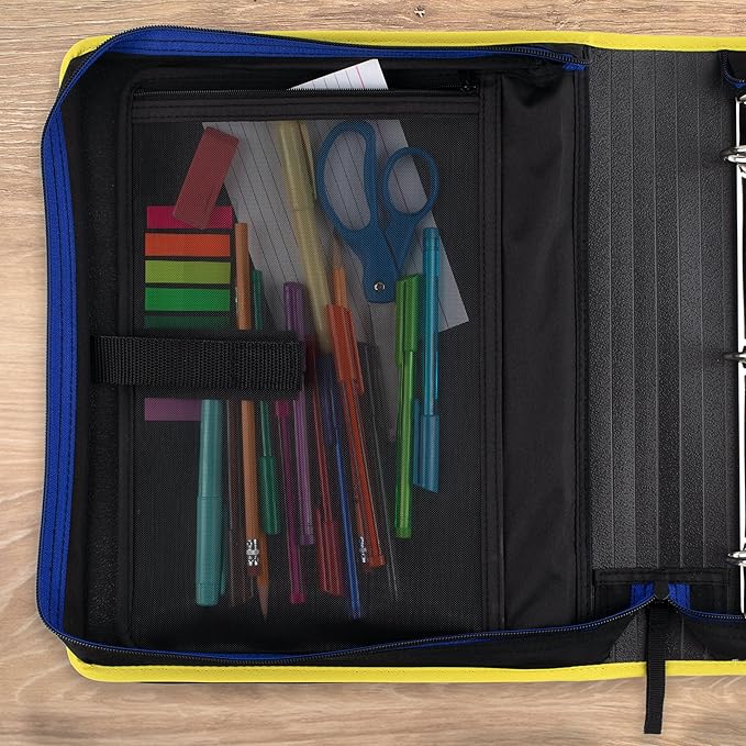 Five Star Zipper Binder 2 Inch O-Rings Case Organiser - Image 4