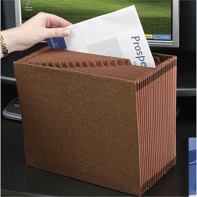 Smead TUFF Expanding File, Alphabetic, 21 Pockets, Letter Size - Image 6