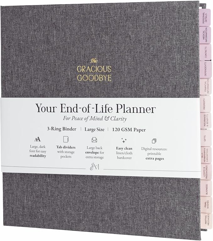 End-of-Life Planner Gracious Goodbye – Thoughtfully Designed Estate Planning by TheIntentionalMaven
