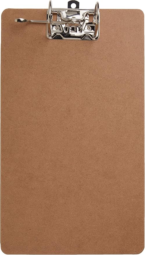 Officemate Recycled Wood Clipboards, Arch Lever Clip, Letter Size by Officemate