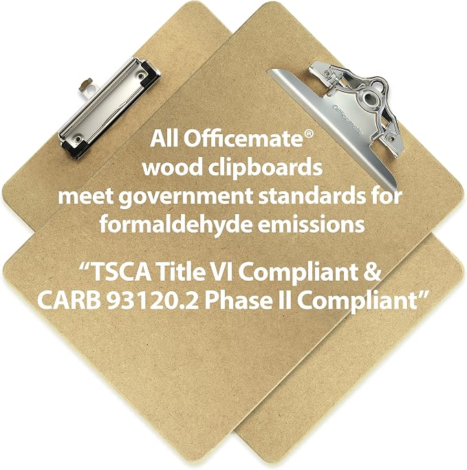 Officemate Recycled Wood Clipboard, Letter Size, 3 Pack - Image 7
