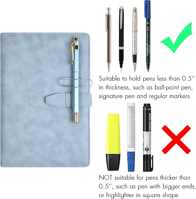 Wisdompro Pen Clip, 12 Pack Stainless Steel Pencil Clip Holder - Image 2