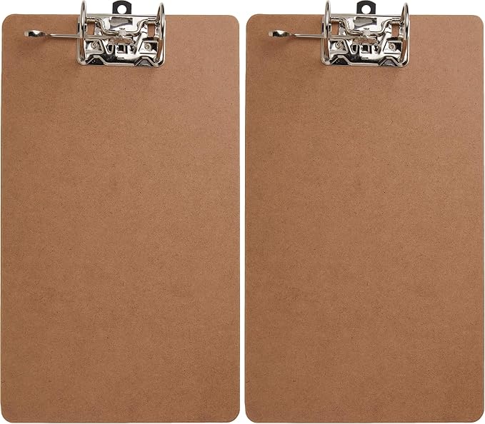 Officemate Recycled Wood Clipboards, Arch Lever Clip, 2 Pack Clipboard by Officemate
