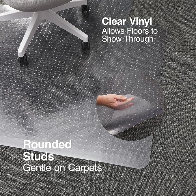Staples Carpet Chair Mat with Lip - Image 3