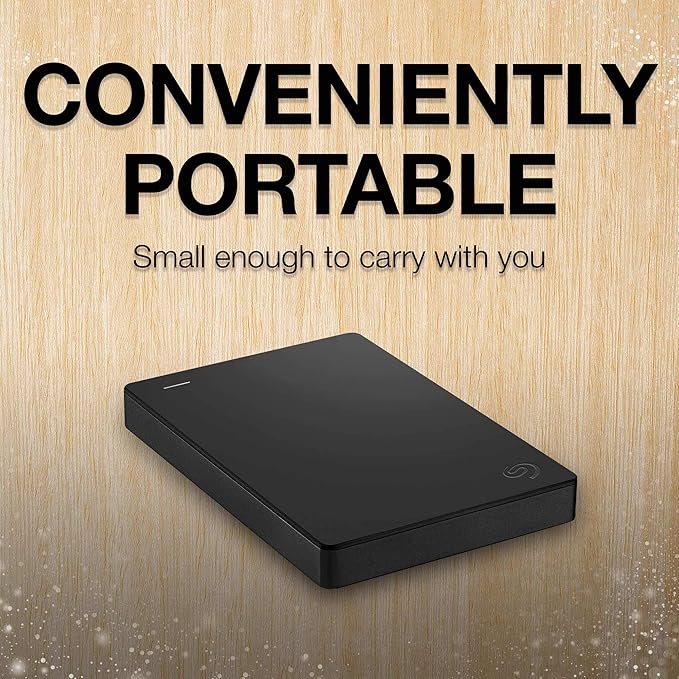 Seagate Portable 4TB External Hard Drive HDD – USB 3.0 for PC, Mac, Xbox, & PlayStation - 1-Year Rescue Service (STGX4000400)-DeskLoop Office