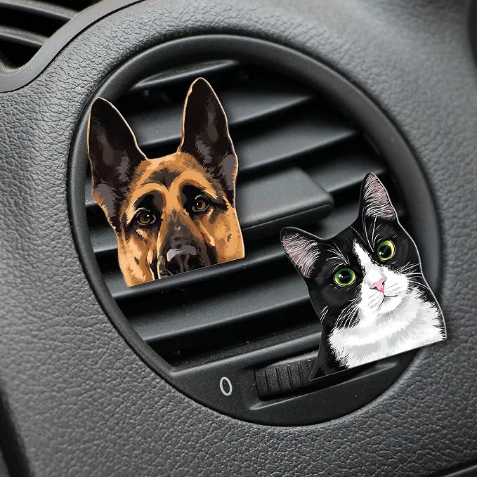 WIRESTER Fresh Scented Car Air Freshener Vent Clip, Decorative Accessories - Image 5