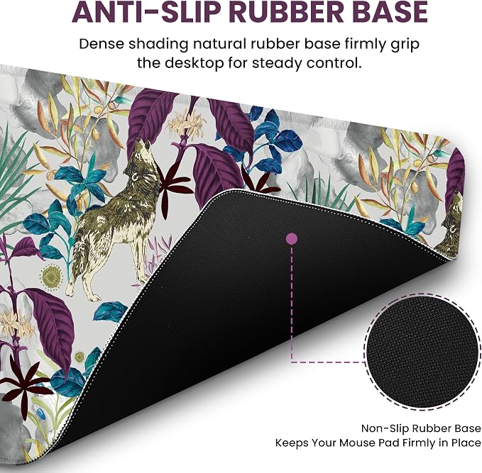Large Mouse Pad for Desktop, Cute Desk Mat Pad Protector for Work & Gaming - Image 3